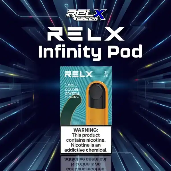 relx infinity pod-golden crystal