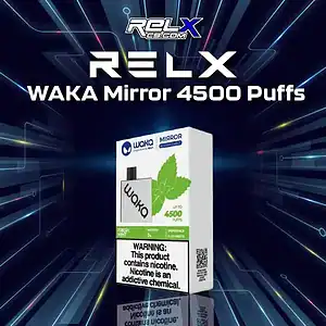 waka mirror 4500 puffs-fresh mint