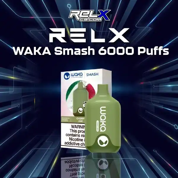 waka smash 6000 puffs-cherry lime