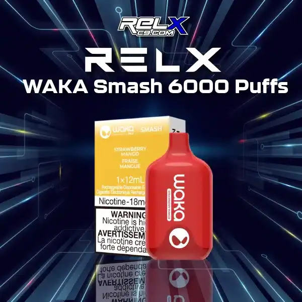 waka smash 6000 puffs-strawberry mango