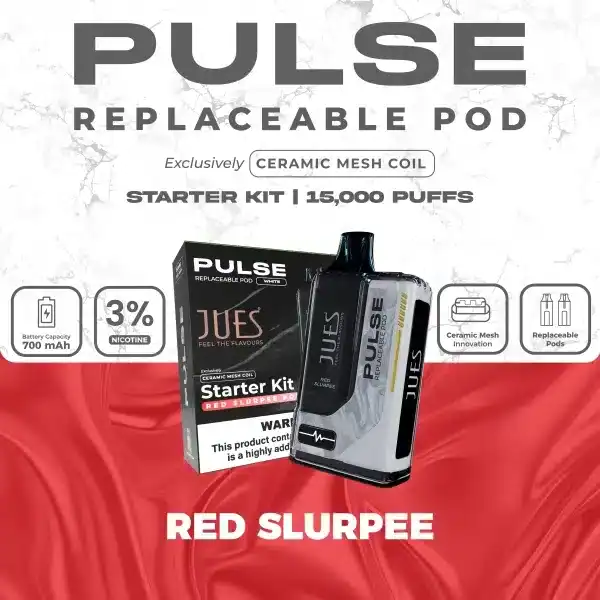 jues pulse 15k กลิ่นสเลอปี้สีแดงซ่าสะใจ หวานเย็นเติมความสดชื่น
