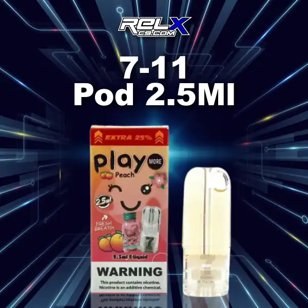 หัวพอต 7-11 2.5 ml กลิ่นหอมพีชหวานละมุน กลิ่นนุ่มชื่นใจ