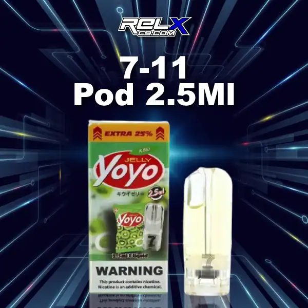 หัวพอต 7-11 2.5 ml กลิ่นกีวี่เปรี้ยวสดชื่น กลิ่นชัดโดดเด่นไม่เหมือนใคร