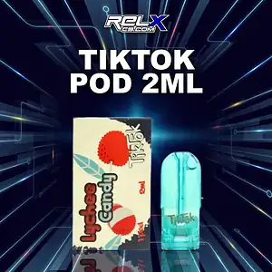 หัว Tiktok Pod กลิ่นลิ้นจี่หวานฉ่ำ ฟีลผลไม้เย็นเบาๆ