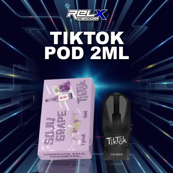 หัว Tiktok Pod กลิ่นโซจูองุ่น หอมหวานซ่าฟีลค็อกเทล